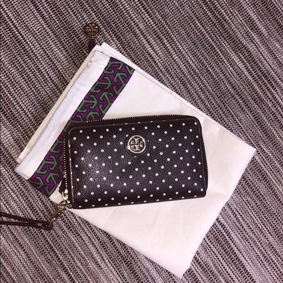 Tory Burch Handbags - Tory Burch polka dots wallet